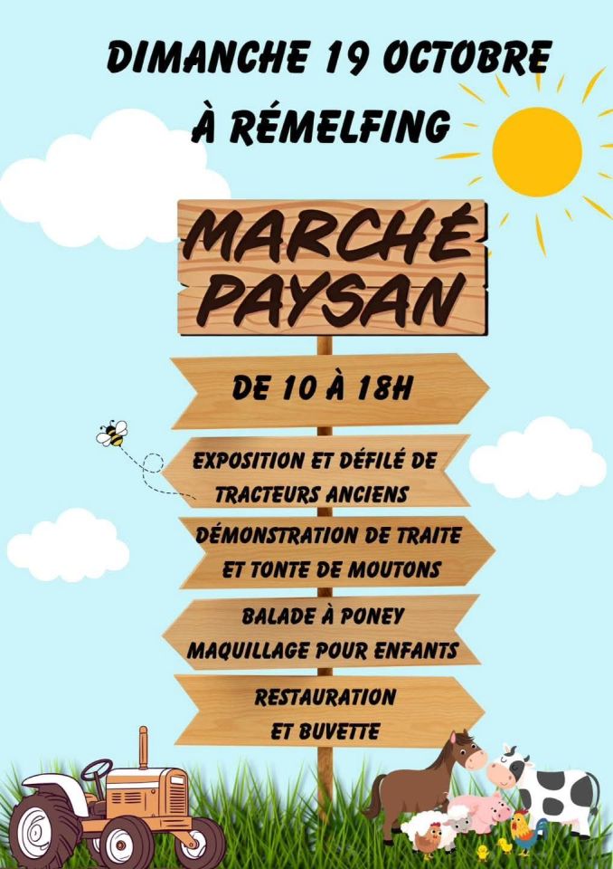 Voir l'article Marché paysan - Fête des vieux tracteurs Marché paysan - Fête des vieux tracteurs