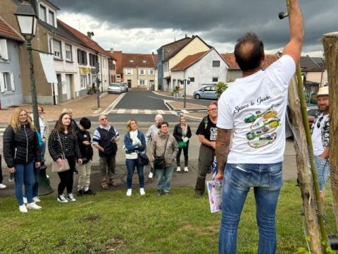 Rémelfing INAUGURATION DE LA BALADE DES JARDINS HEUREUX