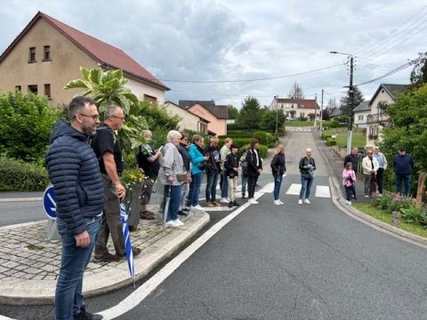 Rémelfing INAUGURATION DE LA BALADE DES JARDINS HEUREUX