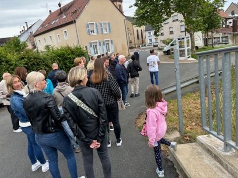 Rémelfing INAUGURATION DE LA BALADE DES JARDINS HEUREUX