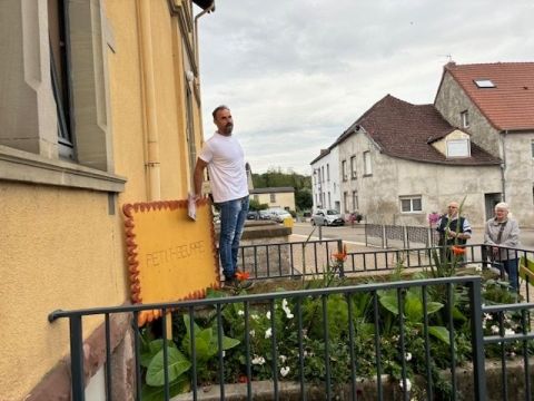 Rémelfing INAUGURATION DE LA BALADE DES JARDINS HEUREUX