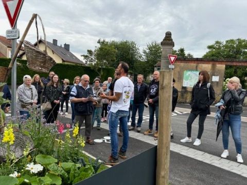 Rémelfing INAUGURATION DE LA BALADE DES JARDINS HEUREUX