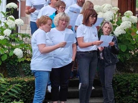 Rémelfing INAUGURATION DE LA BALADE DES JARDINS HEUREUX