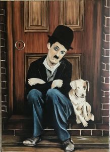 Chaplin et le chien